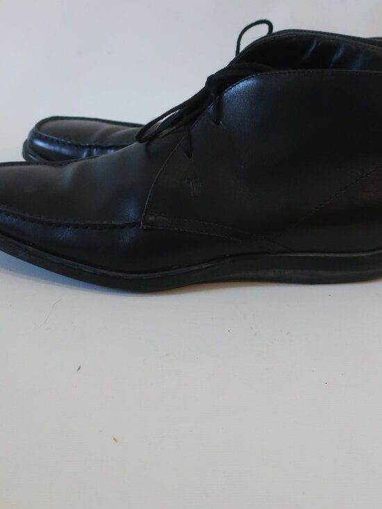 Mens Tod\'s Black Leather Chukka Boots 10.5 main image 5